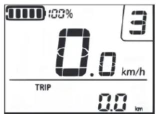 100% 3 0.0 km/h TRIP 0.0 km