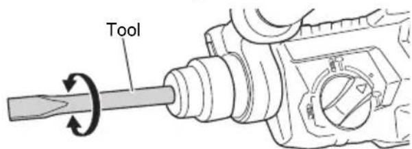 HiKOKI DH24PX2 - Hammering only - 3
