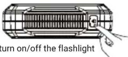 turn on/off the flashlight