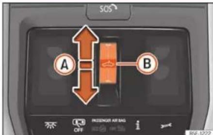 SOS A B PASSENGER AIR BAG OFF BSF-1222