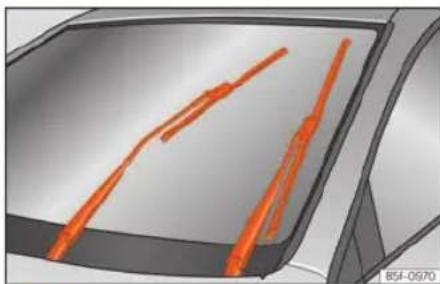 SEAT Leon ST (2020) - Wymiana piór wycieraczek przedniej szyby - 1