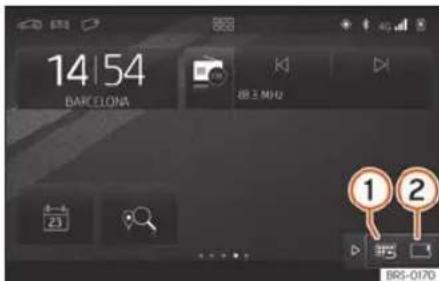 SEAT Leon ST (2020) - Full Link
MENÚ
ZAMKNU APL
MirrorLink®
Aplikacje kompatybline z MirrorLink®
USTAWIENIA
1:1
BSP-0916

\- W niskich temperaturach nie należy używać spryskiwaczy i wycieraczek zanim nie ogrzeje się szyby nawiewem. Płyn mógłby bowiem zamarznąć na szybie, ograniczając widoczność.

![](images/43913ad411b36582888c7701bf1877bfb77444afe60c42d4e54e0d9c407ea174.jpg) - 1