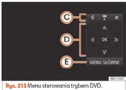 SEAT Leon ST (2020) - ZRÓDŁO
MENU
MENU DVD
B
1:15
-2:10:54
A
Rozdział 1/21
USTAWIENIA
PLAY
Rys. 212 Menu główne trybu DVD.

rozruch wspomagany 50

wymiana 364

zarządzanie energią 365

Alarm antykradzieżowy....113

przyczepa....331

Alternator

lampka ostrzegawcza 363

AM 199

Android Auto™ 192, 194

Antena zewnętrzna 388

Aplikacja

SEAT Media Control 196

Apple CarPlay™ 192, 194

ASR

patrz Układ kontroli trakcji 314

Asystent jazdy w korku 304

awaria 304

sytuacje, w których należy go wyłączyć .. 305

Asystent pasa ruchu

patrz Asystent pasa ruchu (Lane Assist) ... 301

Asystent pasa ruchu (Lane Assist) ..... 301

lampka kontrolna i ostrzegawcza ..... 302

Asystent podjazdu 313

Asystent świateł drogowych....129

Asystent Swiatet Light Assist....129

Asystent zjazdu 275

Auto Hold 312

Auto Lock (centralny zamek) 106

Automatyczna skrzynia biegów .....269

asystent zjazdu 275

awaryjne zwolnienie dźwigni zmiany bie-
gów....277

blokada dźwigni automatycznej skrzyni
biegów....270

blokada zapłonu po wyjęciu kluczyka ....260

holowanie....53

kick-down....273

kierownica z topatkami do zmiany biegów . 272

lampka kontrolna 269

położenia dźwigni zmiany biegów .....270

porady dla kierowców 272

program sterowania przyspieszeniem Launch-Control....274

tiptronic 269,272

usterka 273

Automatyczna skrzynia biegów DSG

patrz Automatyczna skrzynia biegów .....269

Automatyczne sterowanie światłami mijania . 126

AUX-IN 258

zewnętrzne źródło dźwięku .....219

Awaria silnika

lampka kontrolna 350

Awaryjne ryglowanie przednich drzwi pasażera....117 - 1
