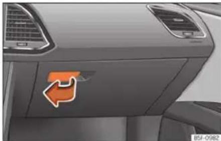 SEAT Leon ST (2020) - Schowek podręczny po stronie pa- sażera - 1