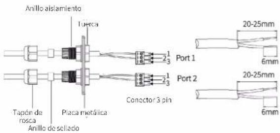 Salicru EQX2 6002-T - Pasos del cableado. - 1