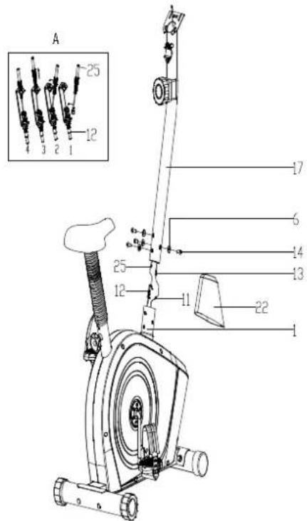 A 25 12 3 2 1 17 6 25 14 13 11 22 1