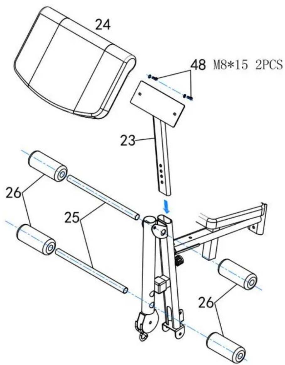24 48 M8*15 2PCS 23 26 25 26