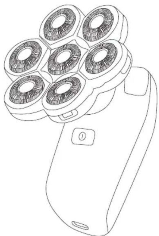 Kensen 5w1 05-KGTJ11-001 - Golarka elektryczna 5w1 z głowicą 7D Kensen - 1