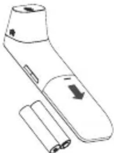 TESLA Smart Thermometer TSL-HC-UFR102 - Włożenie baterii - 1