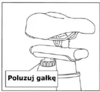 Poluzuj gałkę