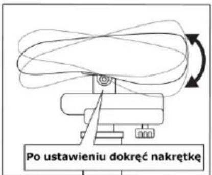Po ustawieniu dokreć nakrętke