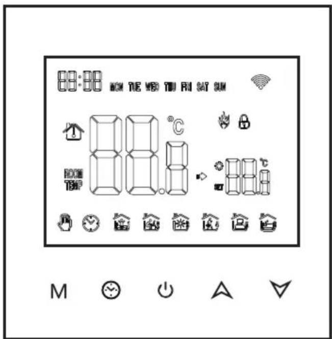 Avatto ZWT100 - Inteligentny termostat Avatto WT100 boilera CWU 3A Wi-Fi TUYA - 1