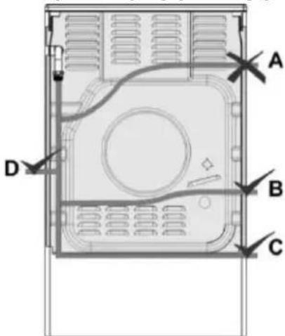 HISENSE HKS5D70XMPF - Podłączenie przy pomocy przewodu elastycznego - 1