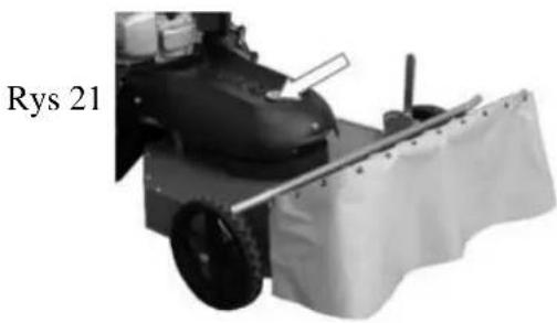 Dakr Proton BS675EXI - Wymiana mulczowacza na adapter koszący. - 1