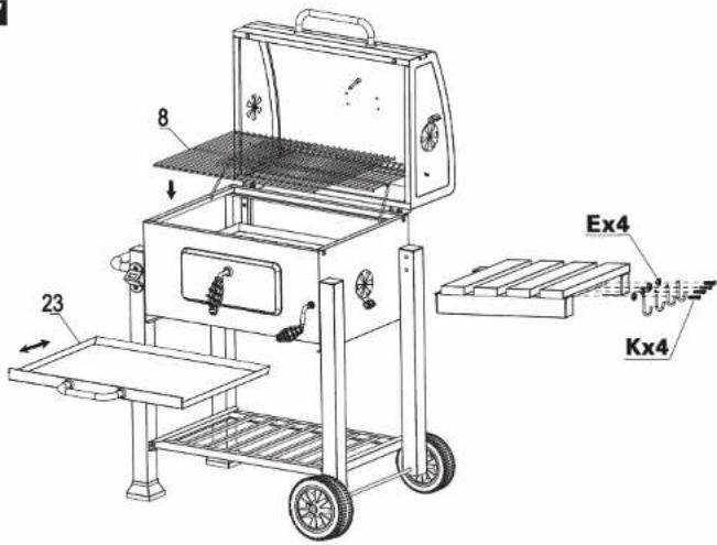 Meven MV-DS-34 - GRILL OGRODOWY RUBEN Model: MV-DS-34-RUBEN - 2