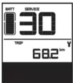 BATT SERVICE 30 TRIP 68.2 km Y