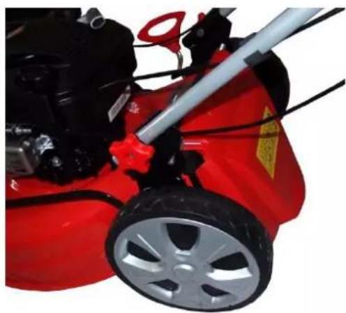 Hortmasz HKS 450 NLE - Przygotowanie kosiarki do "wyrzutu bocznego" - 2