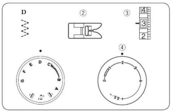 JANOME Juno E1015 - Obrót na igle pod kątem prostym - 3