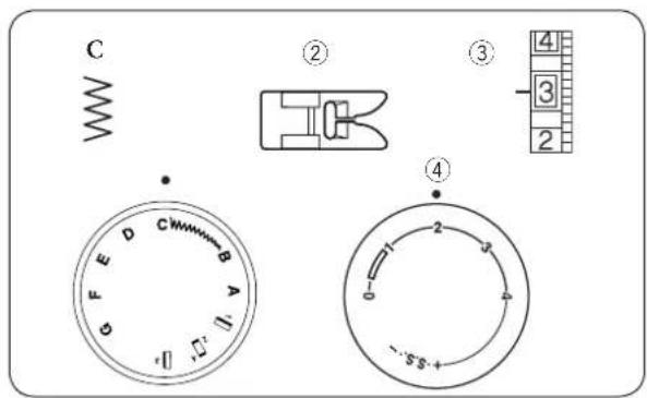 JANOME Juno E1015 - Obrót na igle pod kątem prostym - 1