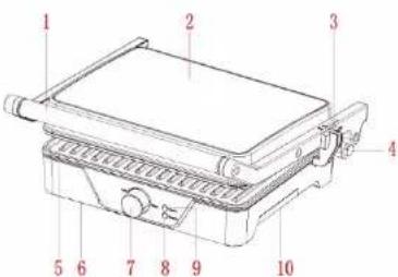 Brock HCG 5000 SS - PL GRILL ELEKTRYCZNY - 2