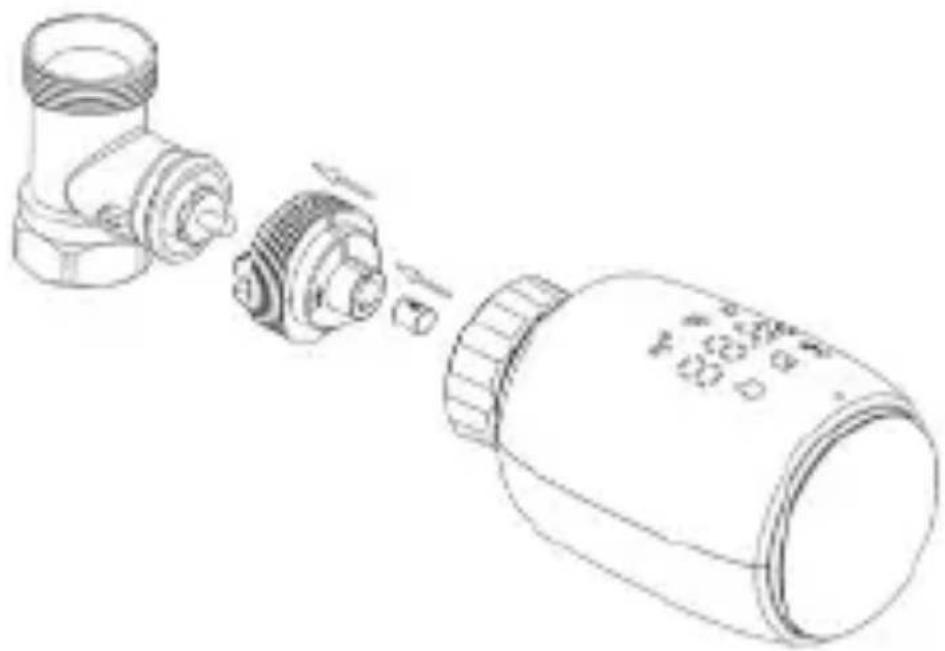 TESLA TV500 - Zawór Danfoss RAV - 8