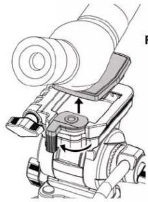 Carson The Rock TR-100 - REMOVING OPTIC & STORING TRIPOD: - 1