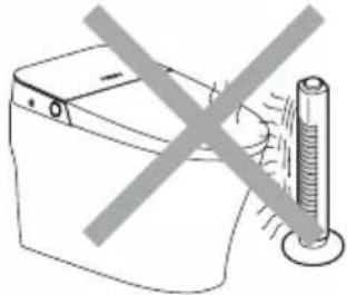 Simple line drawing of a washing machine with a screw and a vertical bar, crossed by a diagonal line (no text or symbols)