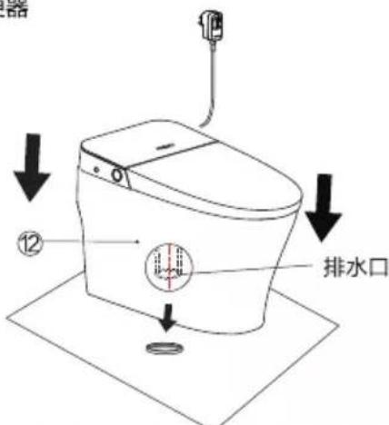 ⑫ 排水口