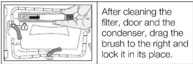 GRUNDIG GTP59243W - Cleaning the condenser - 6