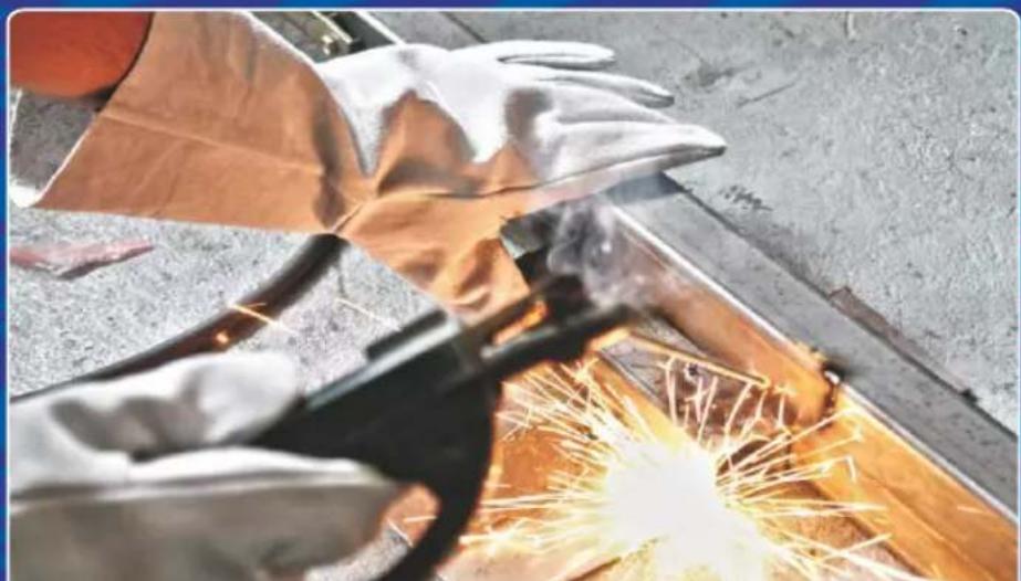 DEDRA BH1005 - Rękawice spawalnicze Welding gloves - 3