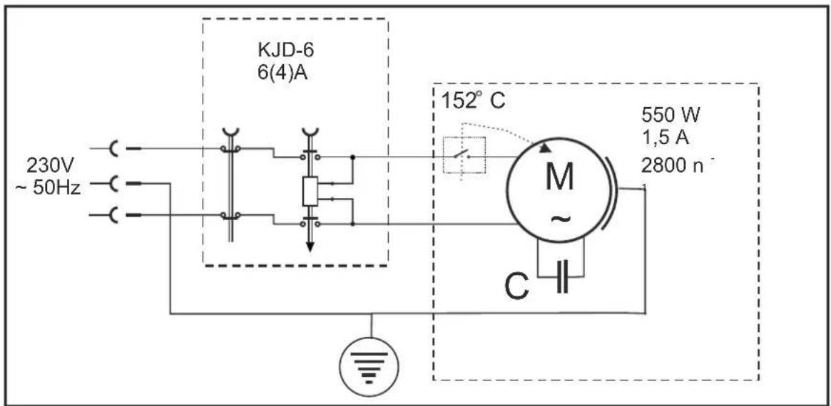 DEDRA DED7723 - Schemat elektryczny - 1