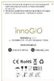 InnoGIO INNOGIO® 10.1.2 • Cerebro GLO 2017-2018 CE RoHS