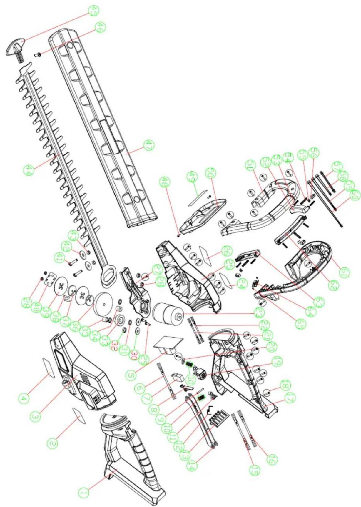 4Garden ANE5222 - Rysunek złożeniowy - 1