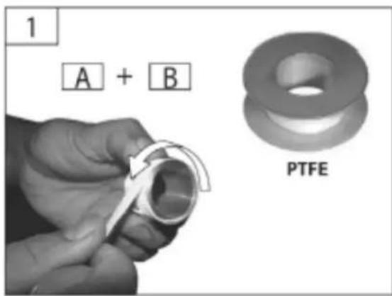 1 A + B PTFE