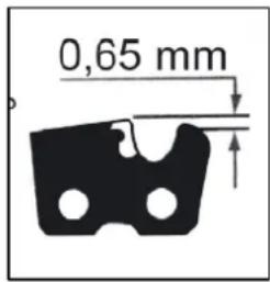 0,65 mm