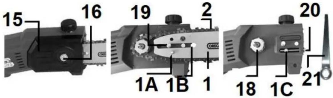 15 16 19 2 1A 1B 1 OREC 20 18 1C 21