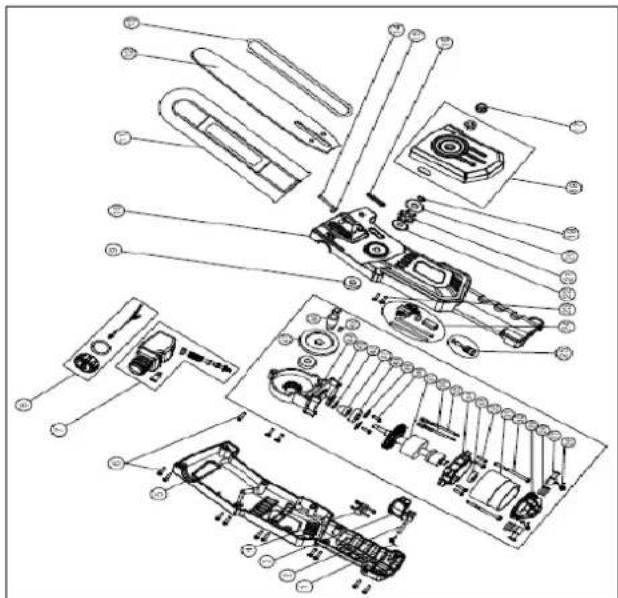 4Garden APW2522 - Rysunek złożeniowy - 1