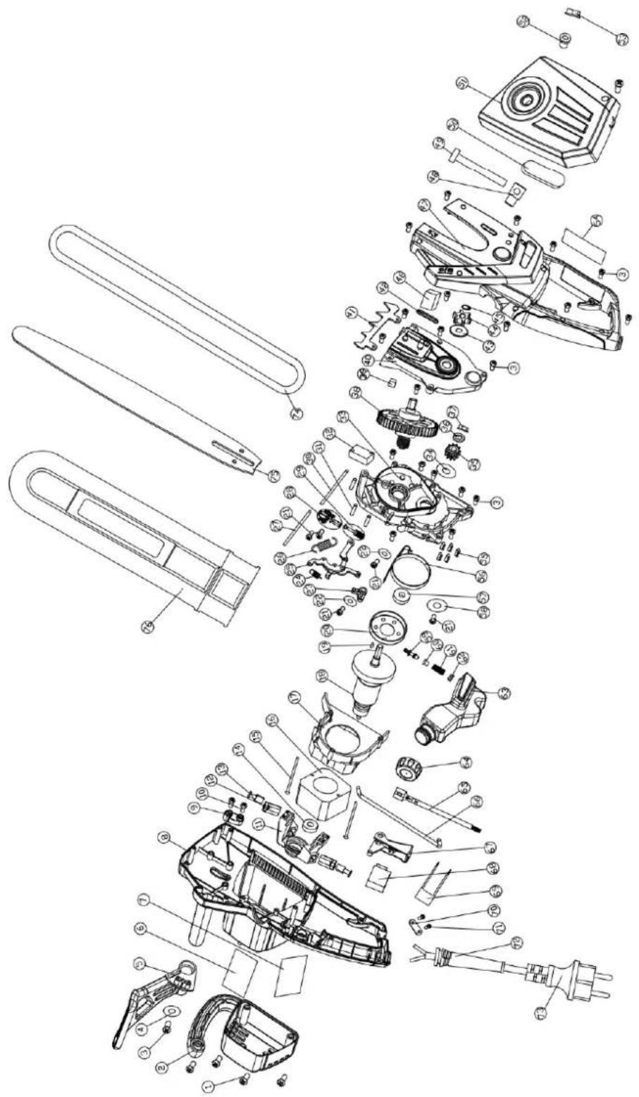 Handy GTP2000 - Rysunek złożeniowy - 1