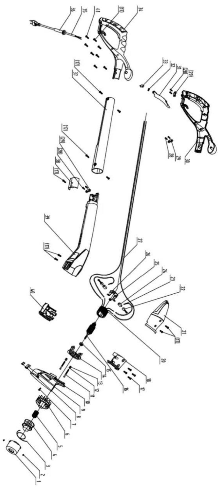 Handy SP250 - Rysunek złożeniowy nr 1 - 1