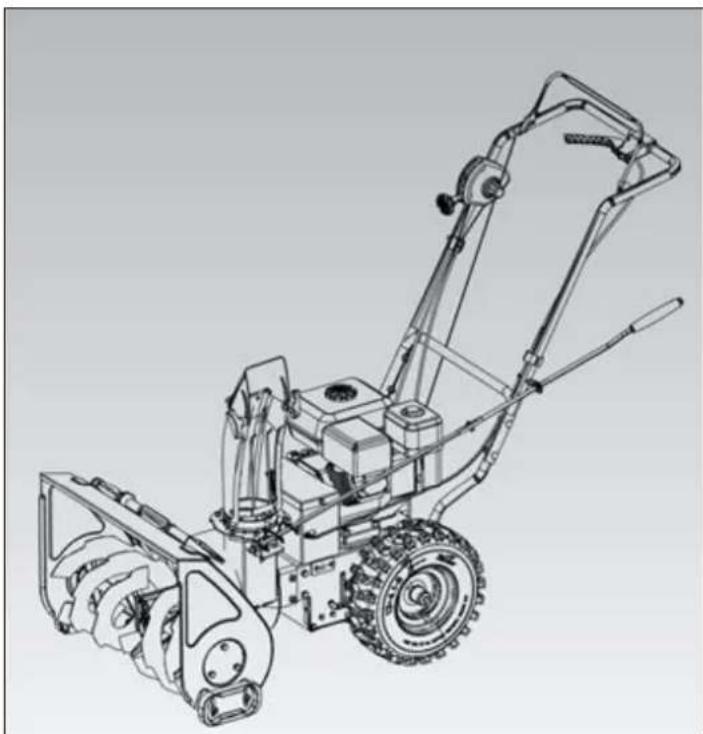 Handy ZHZ60-196L - Montaż elementu odśnieżającego (wyposażenie dodatkowe) - 7