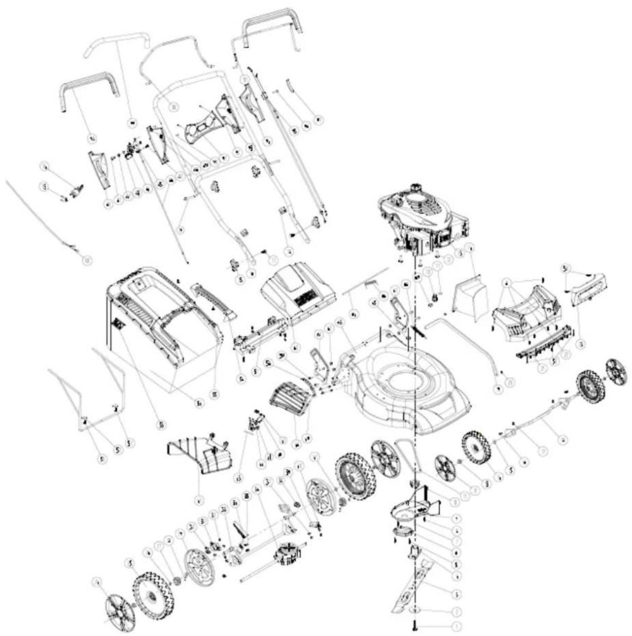 Handy Prime SH46BS575NIS 4w1 - RYSUNEK ZŁOŻENIOWY NR 1 - 1