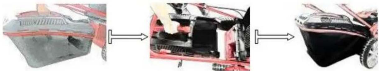 Handy Prime SH46BS575NIS 4w1 - Kosz na trawę - 1