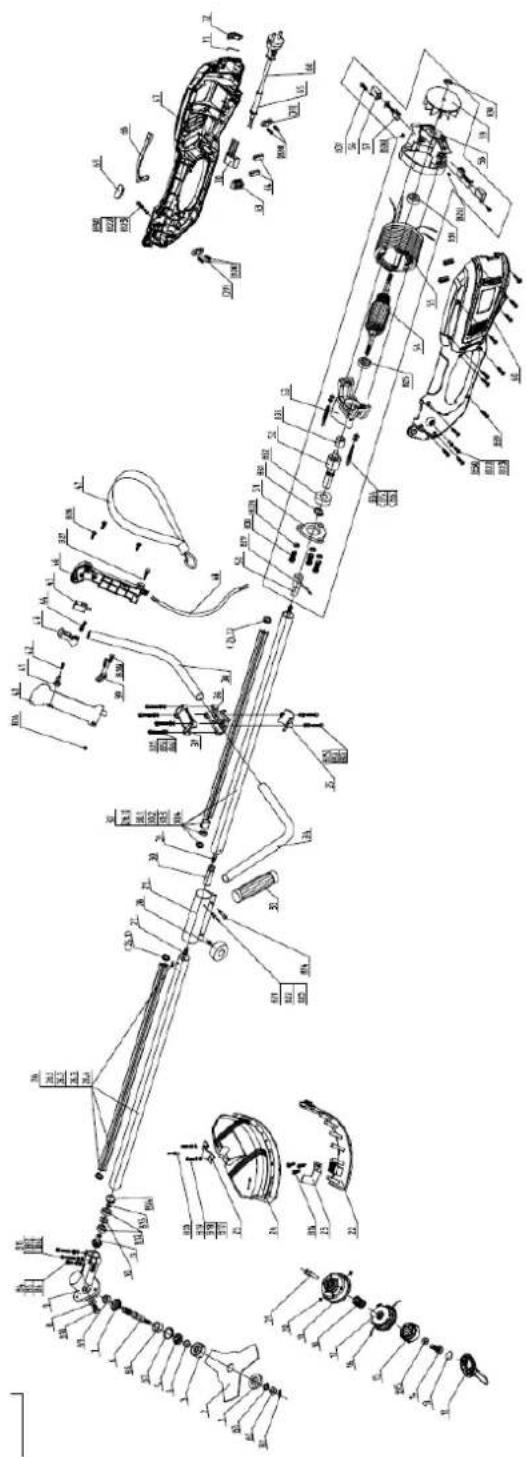 Handy Prime SP1400 - Rysunek złożeniowy nr 1 - 1