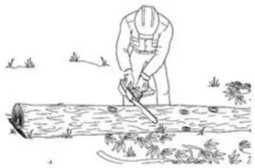 4Garden AP3522 - Przecinanie drewna (cięcie pnia na podłożu) - 2