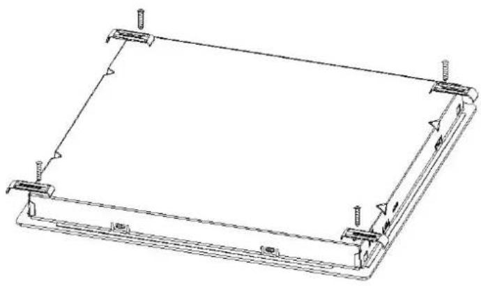 Esatto ECC704TB - LOCATING THE FIXING BRACKETS - 1