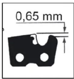 0,65 mm