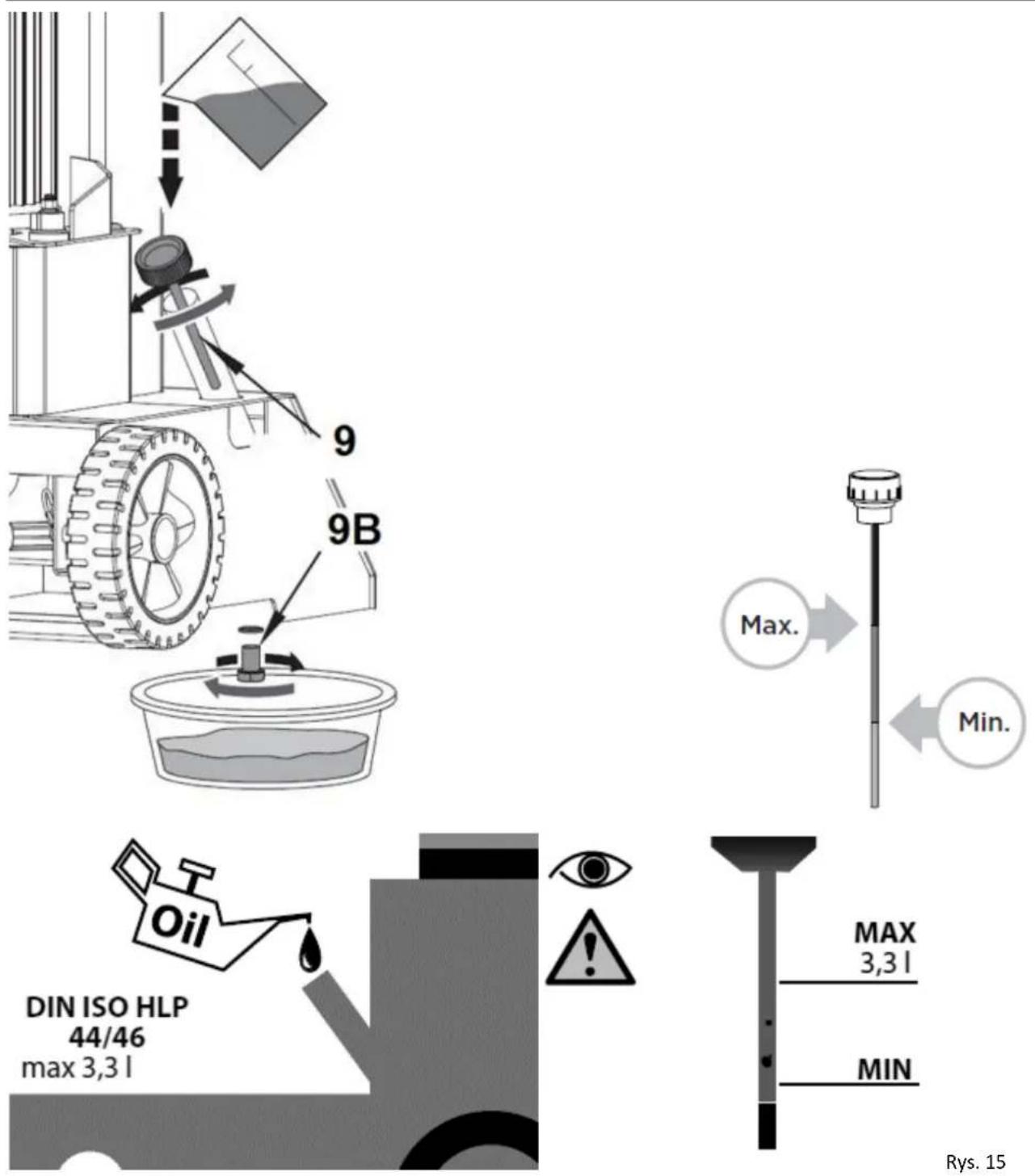 Faworyt LRV8T - Wymiana oleju hydraulicznego - 1