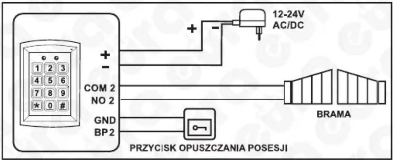 Eura AC-20C7 - INSTALACJA ZAMKA I SCHEMAT POŁĄCZEŃ - 8