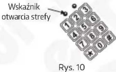 Wskaźnik otwarcia strefy Rys. 10