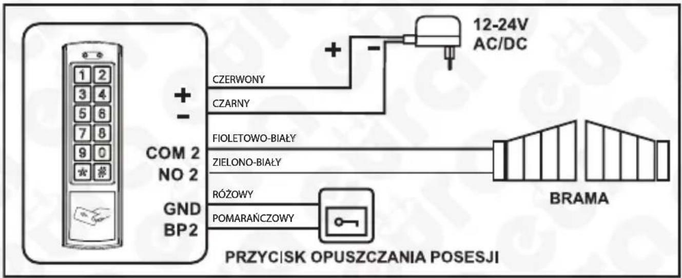 Eura AC-20C7 - INSTALACJA ZAMKA I SCHEMAT POŁĄCZEŃ - 11
